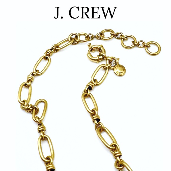 J. Crew • Baroque Floral Mixed Gem Statement Necklace • Alhambra Green - Picture 7 of 13